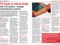 To treat or not to treat that is the question – massage contraindications explored