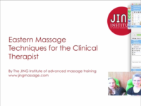 Eastern Massage Techniques for the Clinical Therapist