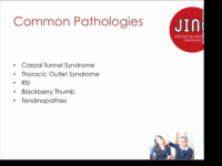 Orthopeadic Assessment for RSI