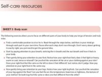 SELF-CARE RESOURSES 3