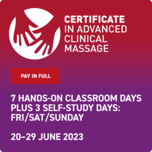 Certificate in Advanced Myofascial Release 20-29 June 2023 (Pay Upfront)
